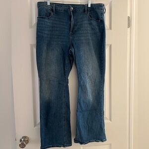 old navy high rise flare jeans